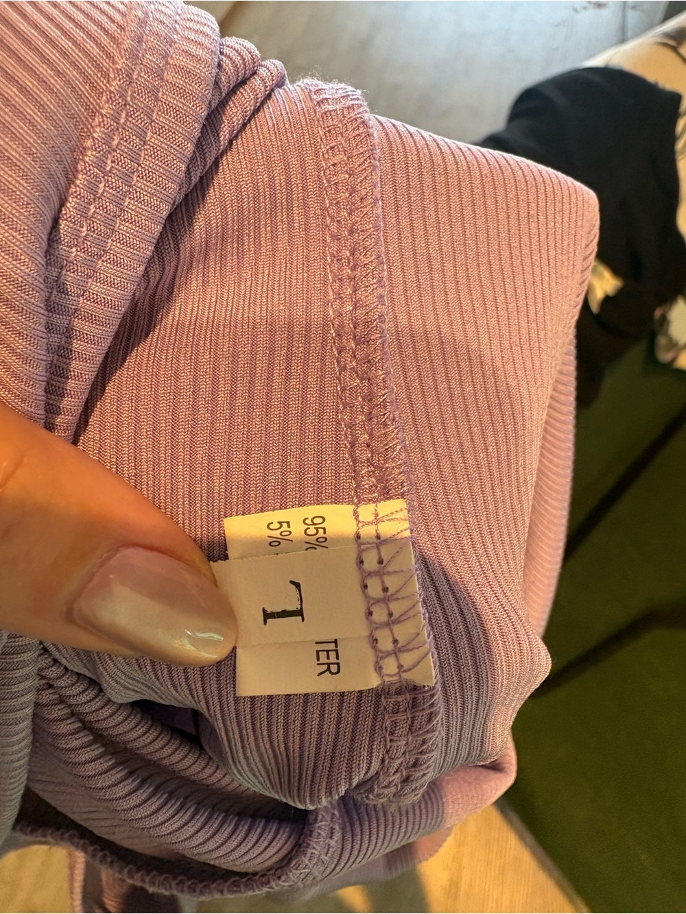 Lilac Scoop Neck Bodysuit - Picture 4 of 4